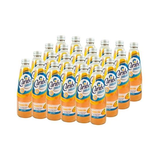 Imagen de Caribe Cooler sabor mango piña 24 botellas de 300 ml c/u