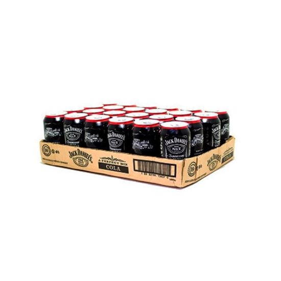 Imagen de Bebida Jack Daniel's con refresco de cola 24 latas de 350 ml c/u