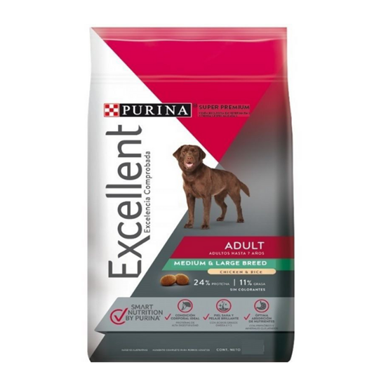 Imagen de Alimento para Perro Purina Excellent adulto sabor pollo 20kg