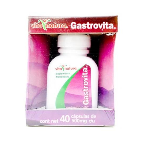 Imagen de Gastrovita 40 cápsulas de 500 mg c/u