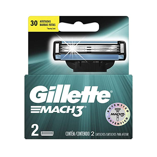 Imagen de Cartucho Gillette Mach-3 2 pzas