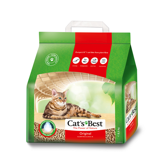 Imagen de Arena para gatos biodegradable Cat’s Best 2.1kg
