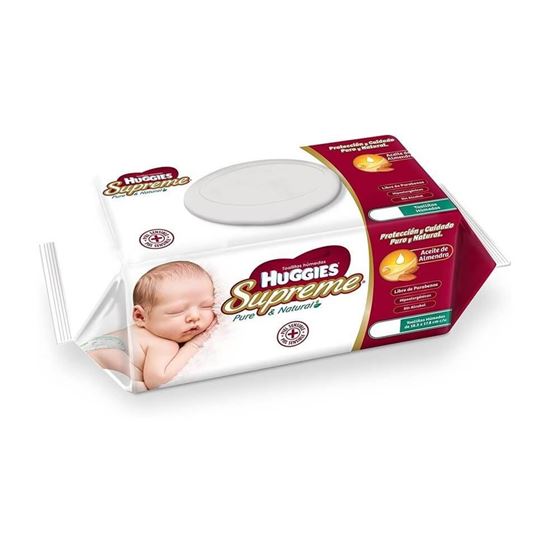 Imagen de Toallitas húmedas Huggies Supreme 80 pzas