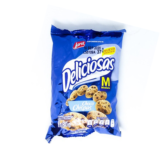 Imagen de Galletas Deliciosas Lara chocochispas 80g