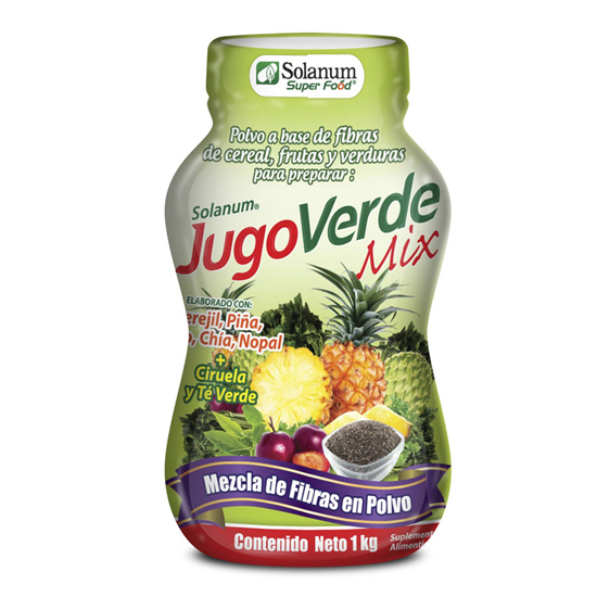 Imagen de Jugo verde mix en polvo Solanum 1 kg