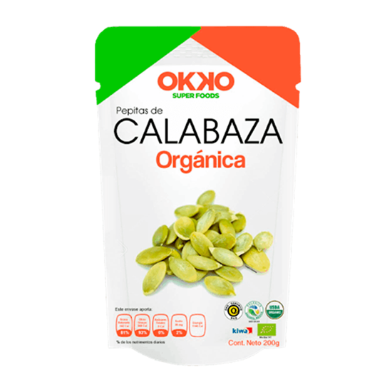 Imagen de Pepitas de calabaza Orgánica Okko Super Foods 200g