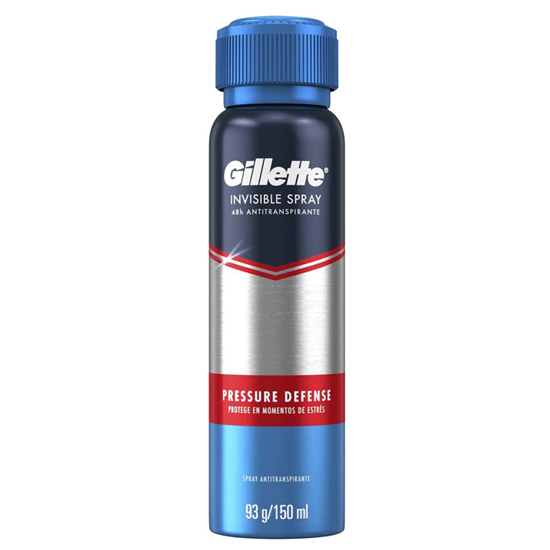 Imagen de Antitranspirante en aerosol para caballero Gillette Sport Pressure Defensa 150ml (93g)