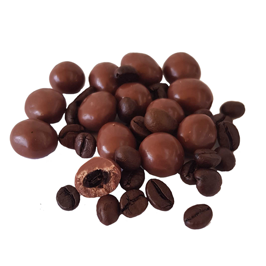 Imagen de Granos de café cubiertos con chocolate a granel