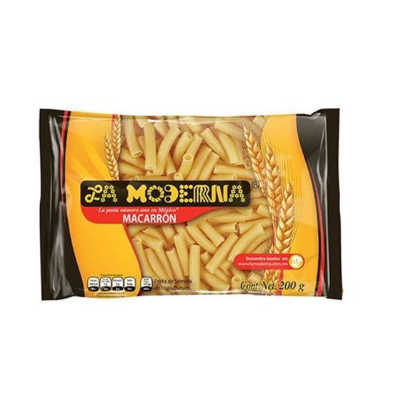 Imagen de Pasta macarrón corto La Moderna 200g