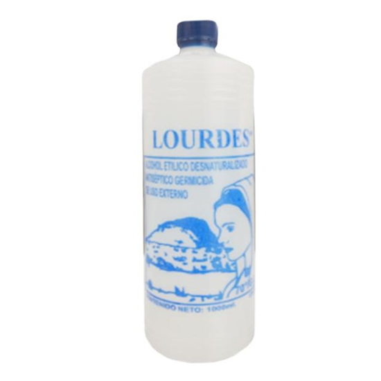 Imagen de Alcohol etílico desnaturalizado Lourdes 1L
