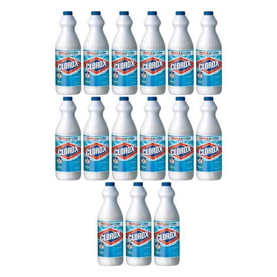 Imagen de Blanqueador Clorox caja con 15 pzas de 930ml c/u