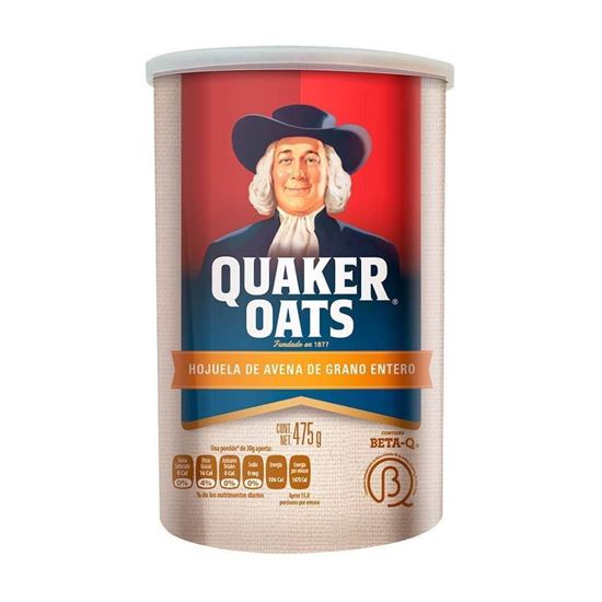 Imagen de Hojuelas de avena integral Quaker Oats 475g