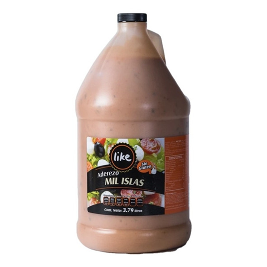 Imagen de Aderezo sin gluten sabor mil islas Like 3.79L