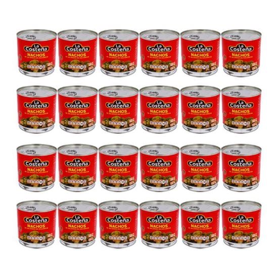 Imagen de Chile nacho La Costeña caja con 24 piezas 380 g c/u