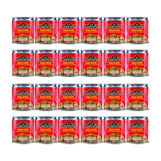 Imagen de Chile nacho La Costeña caja con 24 piezas 220 g c/u