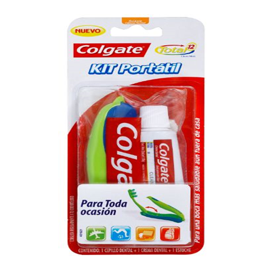 Imagen de Kit portatil Colgate cepillo + crema dental 22ml