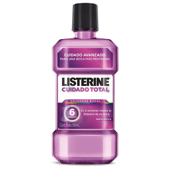 Imagen de Enjuague bucal Listerine cuidado total 500ml