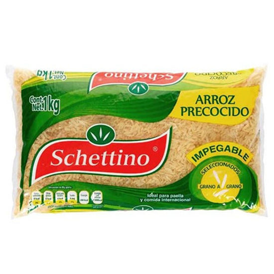 Imagen de Arroz precocido Schettino 1kg