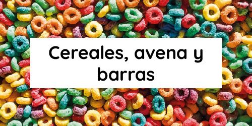 Ver productos en categoría Cereales, avena y barras