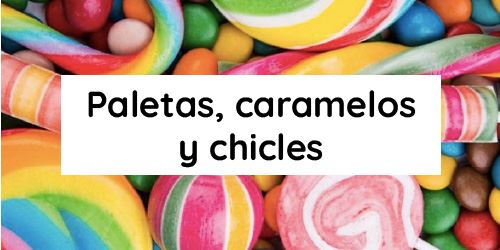 Ver productos en categoría Paletas, caramelos y chicles