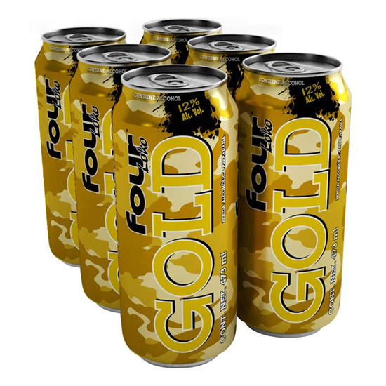 Imagen de Four Loko Gold 6 pack de 473 ml c/u