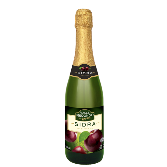 Imagen de Sidra gasificada blanca Valle Redondo 700ml