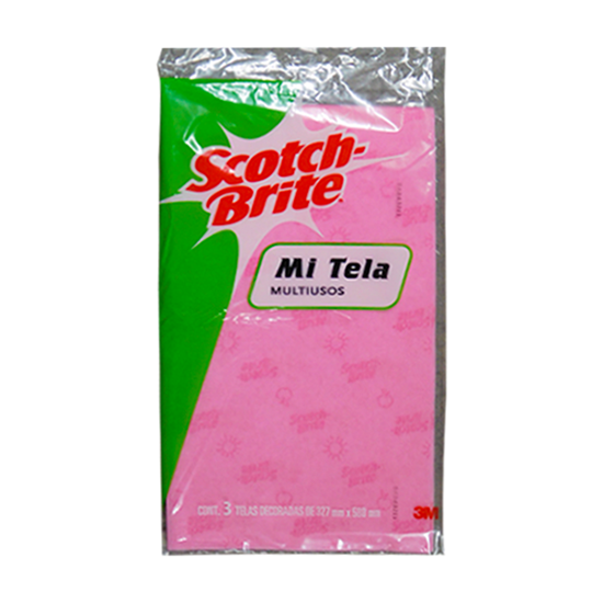 Imagen de Paño multiusos Scotch Brite Mi Tela 3 pzas