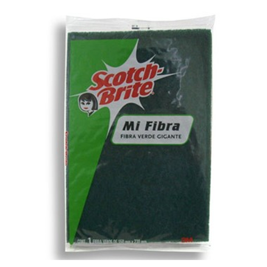 Imagen de Fibra Scotch Brite mi fibra verde gigante de 150 mm x 230 mm