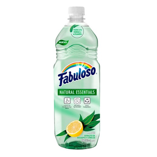 Imagen de Limpiador líquido Fabuloso natural essentials 828ml