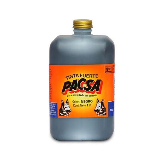 Imagen de Tinta negra para calzado PACSA 1L
