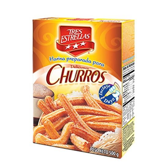 Imagen de Harina preparada para churros 500 g Tres Estrellas