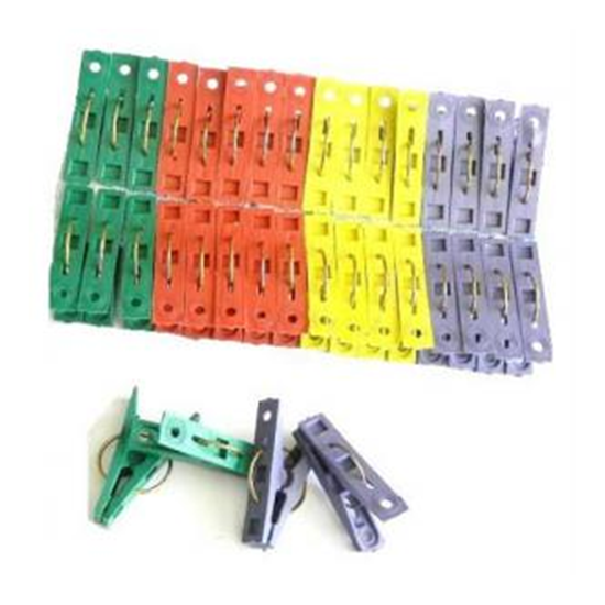 Imagen de Pinzas de plástico para ropa 36 pzas