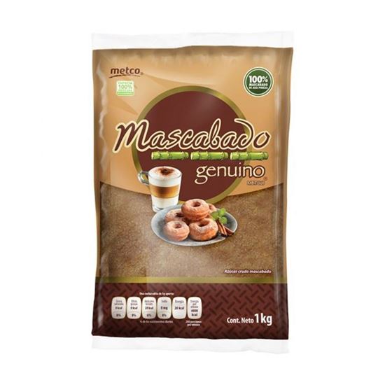 Imagen de Azúcar mascabado Metco Genuino 1kg