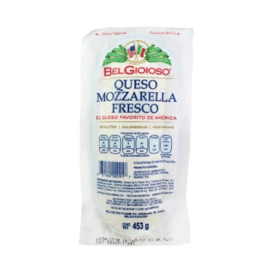 Imagen de Queso mozzarella fresco Belgioioso 453g