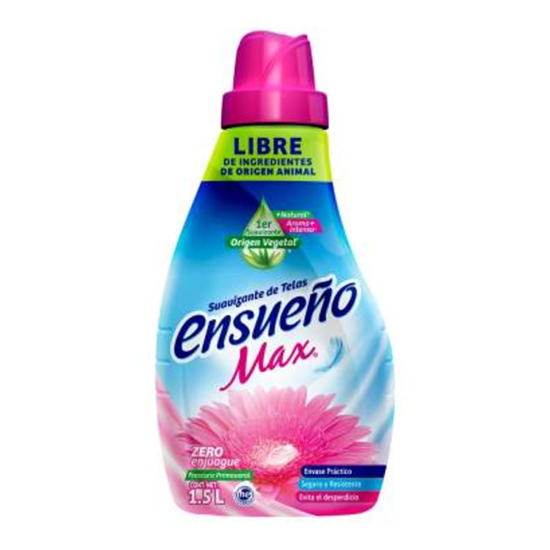 Imagen de Suavizante de telas 2x doble concentración Ensueño Max Frescura Primaveral 1.5L