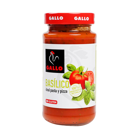 Imagen de Salsa para pasta y pizza Gallo basílico sin gluten 400g