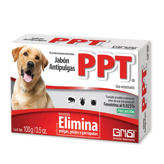 Imagen de Jabón PPT antipulgas para perro Grisi 100g