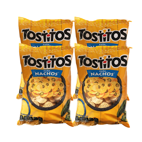 Imagen de Tostitos para nachos paquete con 4 bolsas de 1kg c/u