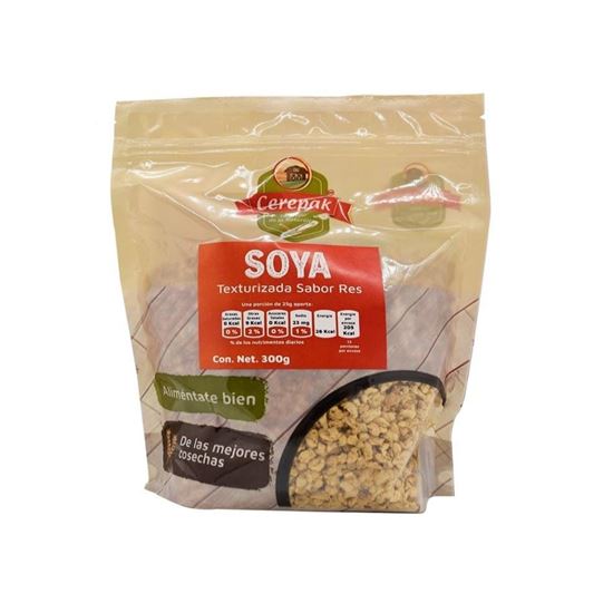 Imagen de Soya texturizada sabor res Cerepak 300g