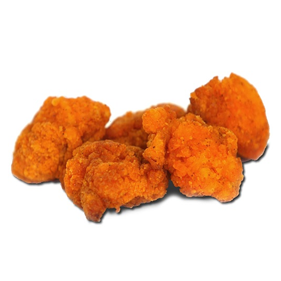 Imagen de Trozos de pechuga de pollo empanizados y cocinados boneless Aivy a granel