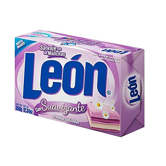 Imagen de Jabón de lavandería León con suavizante 350g