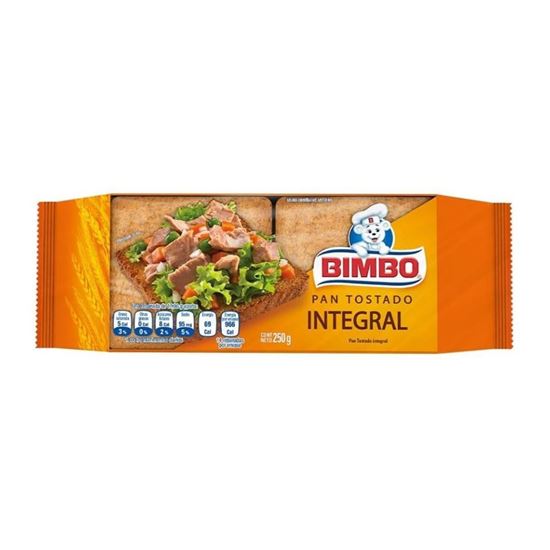 Imagen de Pan tostado integral Bimbo 250g