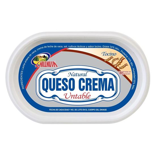 Imagen de Queso crema untable sabor tocino Chilchota 250g