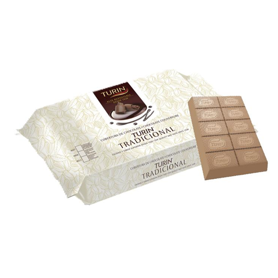 Imagen de Chocolate con leche Turín marqueta 6kg