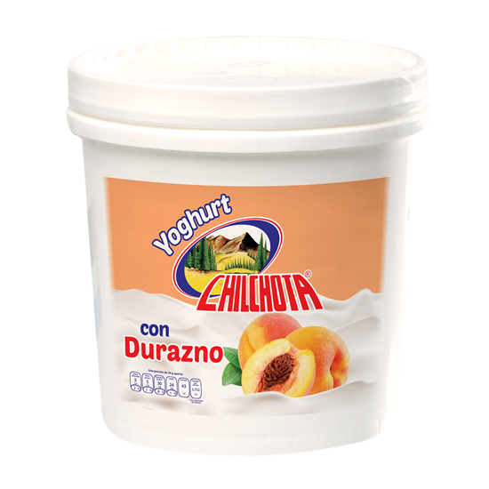 Imagen de Yoghurt sabor durazno Chilchota cubeta de 4kg