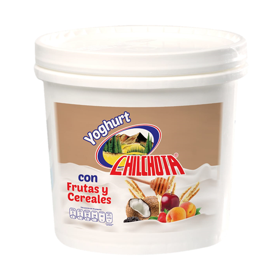 Imagen de Yoghurt con frutas y cereales Chilchota cubeta de 4kg