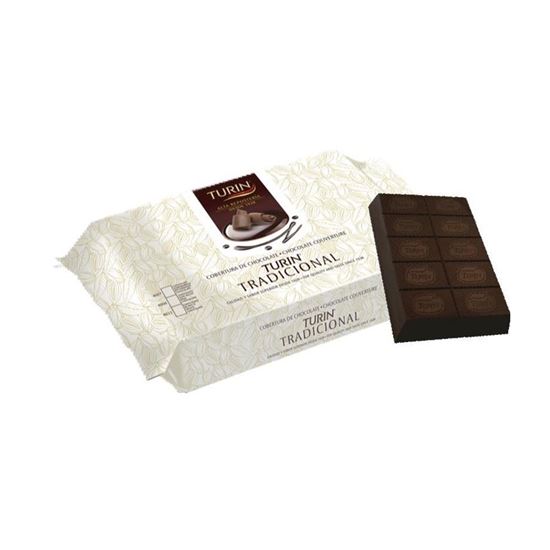 Imagen de Chocolate Turín semiamargo marqueta 1kg