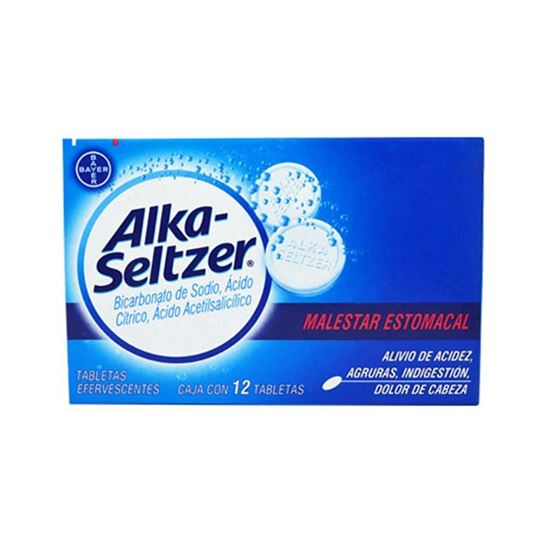 Imagen de Pastilla efervescente Alka Seltzer 12 pastillas
