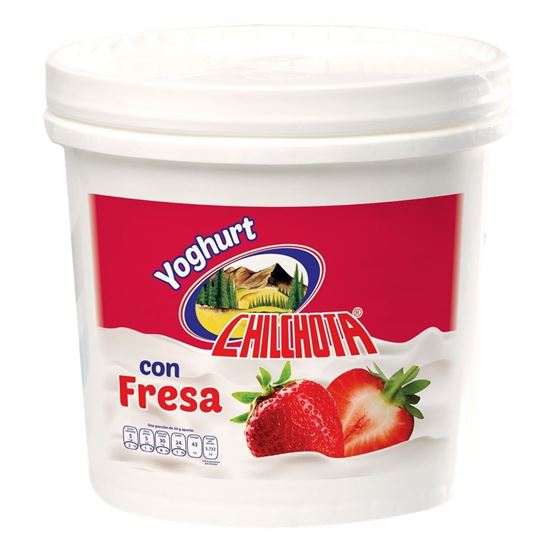 Imagen de Yoghurt sabor fresa Chilchota cubeta de 4kg