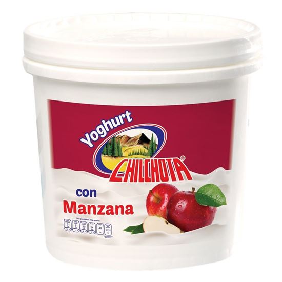 Imagen de Yoghurt sabor manzana Chilchota cubeta de 4kg